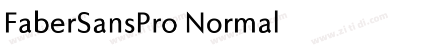 FaberSansPro Normal字体转换